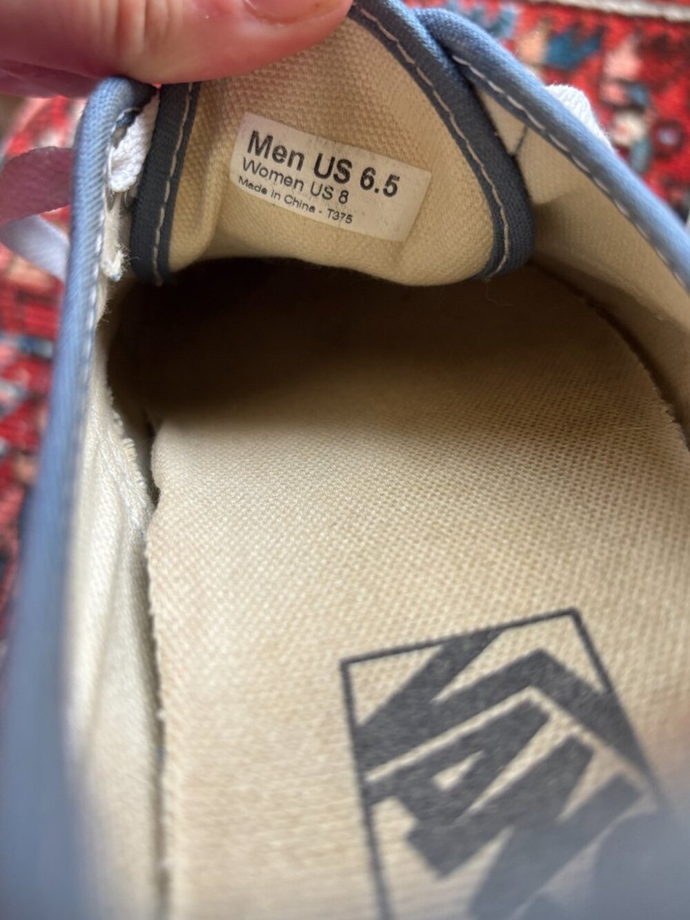 Old Skool Classic Blue Vans - Picture 6 of 6